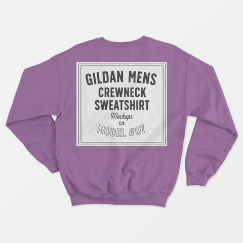 Gildan Mens Crewneck Sweatshirt Model #07