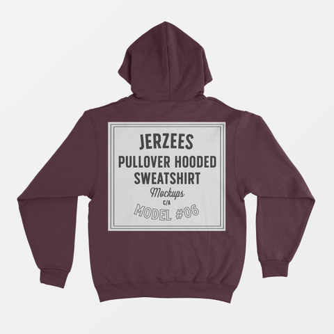 Jerzees Pullover Hooded Sweatshirt Model #06