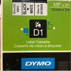 DYMO 1/2” x 23’ Label Cassette